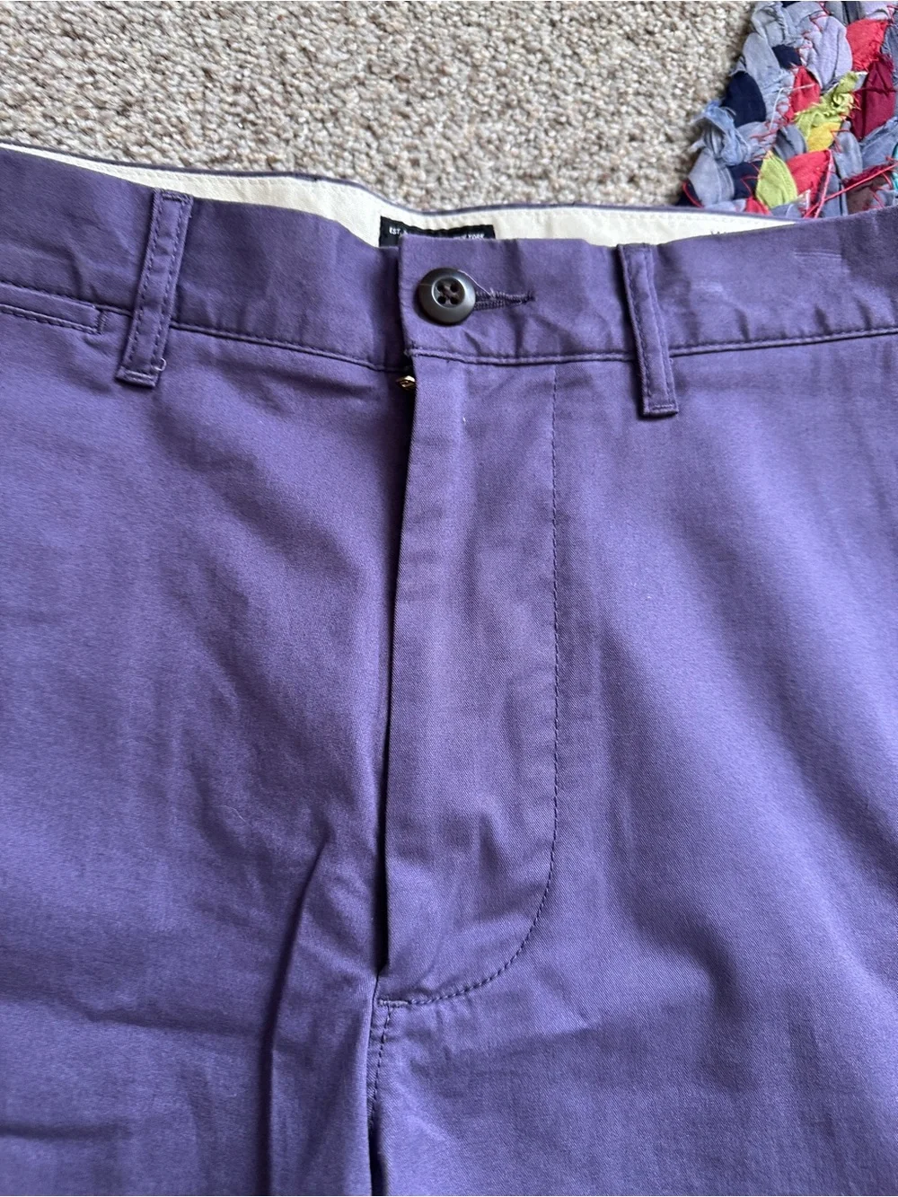 NWT J.Crew 7” Chino Short in Purple Twilight Men’s Size 31 Preppy Summer ASO TV